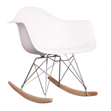 Rocking RAR Arm Chair White