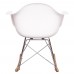 Rocking RAR Arm Chair White