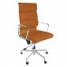 Office Chair High Back Soft Pad COGNAC BROWN Leather