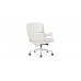 Office Lobby WHITE Leather Executive Chair