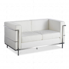 LC2 Sofa 2 Seater white Leather