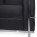 LC2 Sofa 3 Seater Black Leather