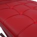 Barcelona Inspired Chair Red Leather