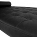 Barcelona Inspired Day Bed Black Leather