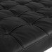 Barcelona Inspired Day Bed Black Leather