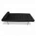 Barcelona Inspired Day Bed Black Leather